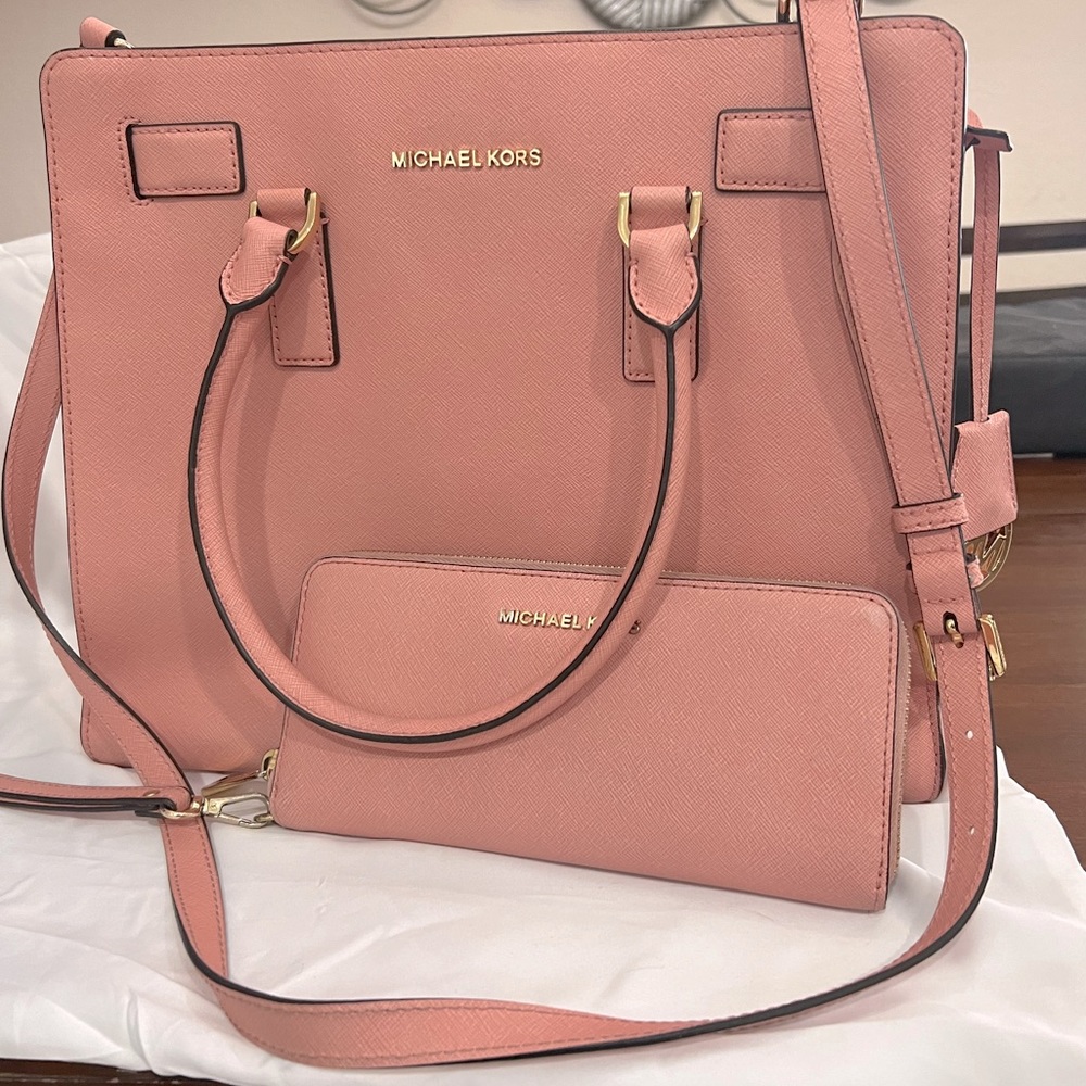 Michael Kors Purse and Wallet combo